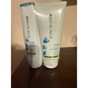 NEW BIOLAGE VOLUME BLOOM SHAMPOO AND CONDITIONER FOR FINE HAIR 8.5 OZ 6.7 OZ